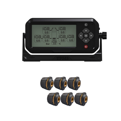 Seis ônibus TPMS da roda