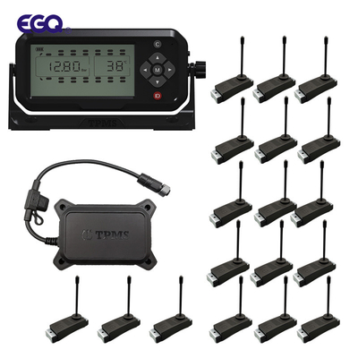 18 sistema 203psi do monitor da pressão de pneumático do sistema 433.92MHz 12mA do carro TPMS da roda
