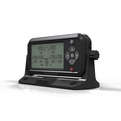 Monitor digital de pressão de pneu de caminhão alta definição TPMS oito pneus