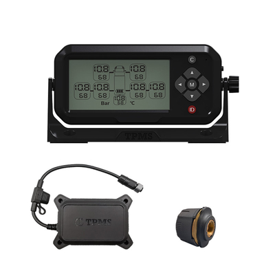 O pino de madeira comuta o caminhão TPMS da exposição do LCD do sinal das soluções RS232 de TPMS para 2-22 Wheeels