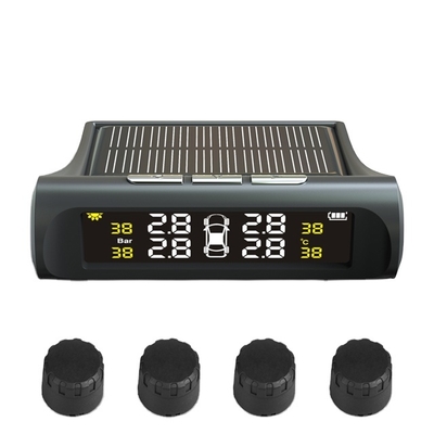 Sensor externo solar sem fio do sistema de vigilância TPMS da pressão dos pneus