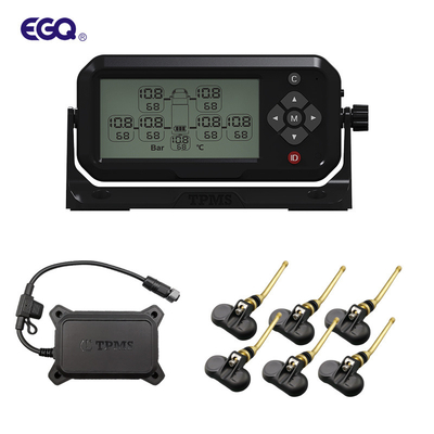 Sensor de haste de válvula de 6 rodas Sistema de monitoramento de pressão de pneu Sistema TPMS de pneu de reboque