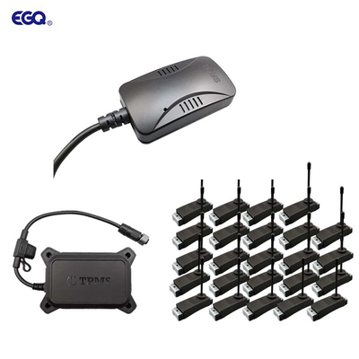 Integração do Sistema do Veículo 24 Rodas Formato de Dados Padrão 232 Receptor TPMS Digital com Vida Útil da Bateria de 3 anos