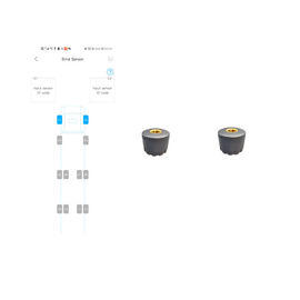 Sistema de vigilância da pressão dos pneus da bicicleta TPMS dos sensores de Bluetooth dois