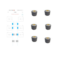 120 sistema do carro TPMS do tempo real do sistema de vigilância APP Bluetooth da pressão dos pneus do carro da libra por polegada quadrada