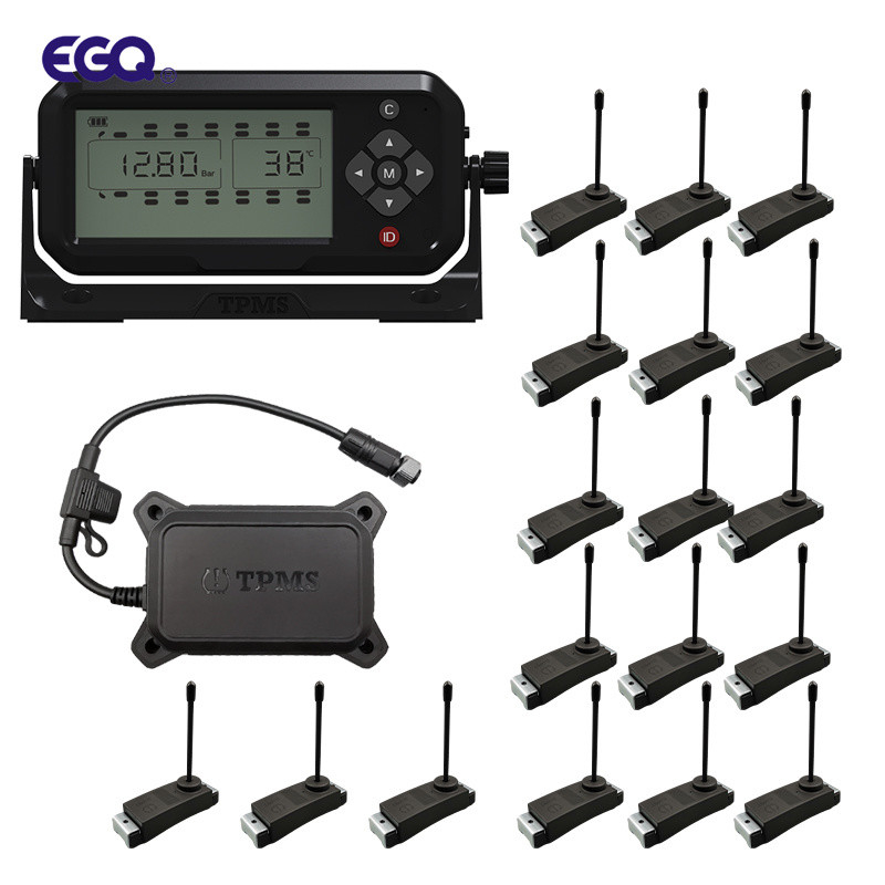 18 sistema 203psi do monitor da pressão de pneumático do sistema 433.92MHz 12mA do carro TPMS da roda