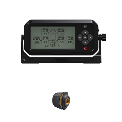 Sistema de vigilância da pressão dos pneus do ônibus TPMS do pneu da exposição uma do LCD